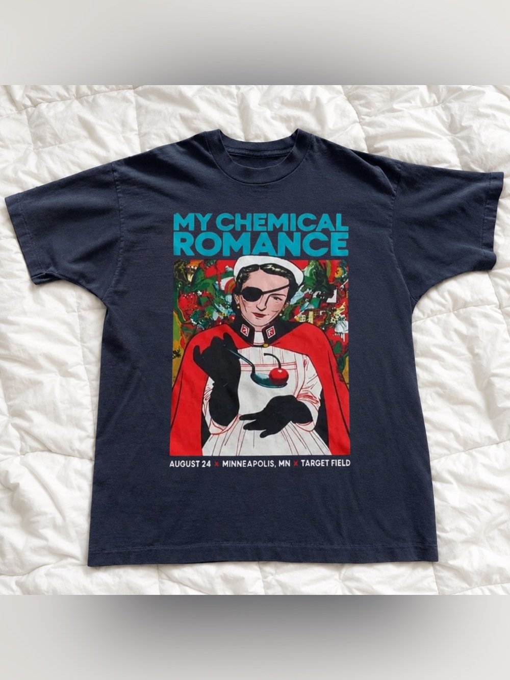 Black Men’s Romance Graphic Band T-Shirt - Unisex Size S M L XL